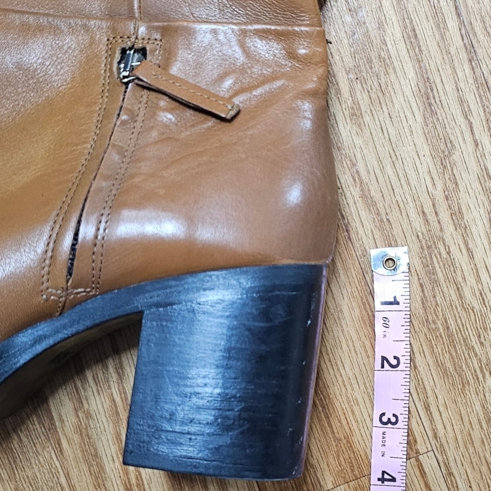 Zara Tan Over the Knee Boots - Picture 6 of 9